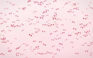 Cherry Soda Bows Dense — light red and white cute background