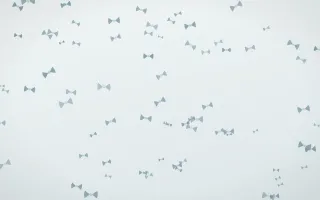 Coastal Fog Bows — light blue and white cute background