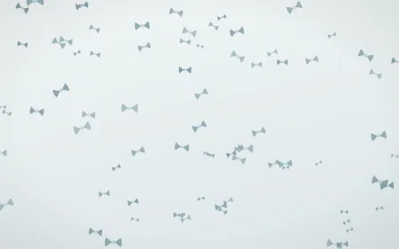 Coastal Fog Bows — light blue and white cute background