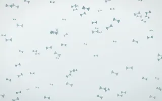 Coastal Fog Bows II — light blue and white cute background, variation II