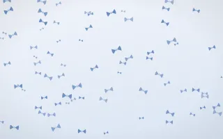 Denim Day Bows — light blue and white cute background