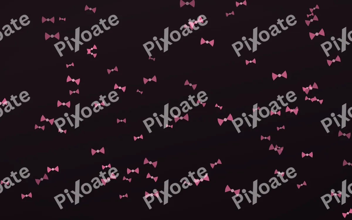 Flamingo Noir Bows — dark pink and black cute background