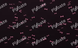 Flamingo Noir Bows — dark pink and black cute background
