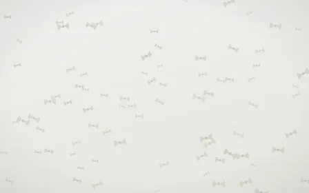 Fogline Bows — light grey, orange and white cute background
