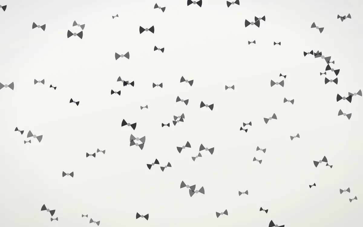 Inkline Bows — light grey and white cute background
