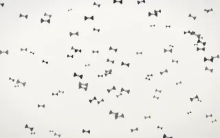 Inkline Bows — light grey and white cute background