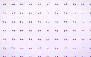 Lilac Bows — light purple and white cute background