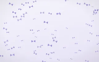 Lilac Frost Bows — light blue and white cute background