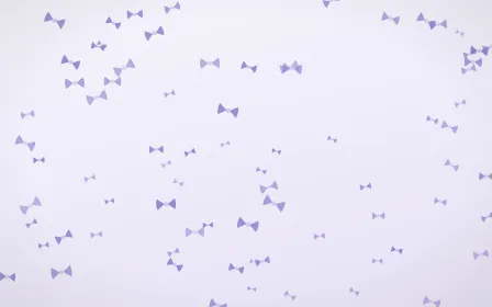 Lilac Frost Bows — light blue and white cute background