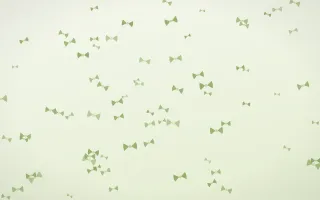 Matcha Latte Bows — light green and white cute background