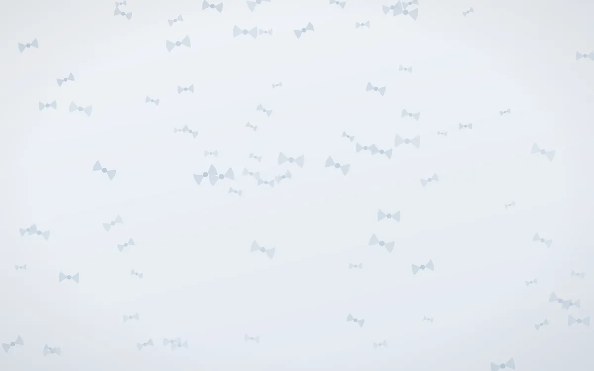 Mist Blue Bows — light blue and white cute background