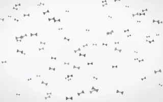 Mono Bows — light grey and white cute background