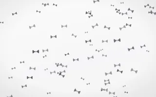 Mono Bows III Mono Bows III — light grey and white cute background, variation III