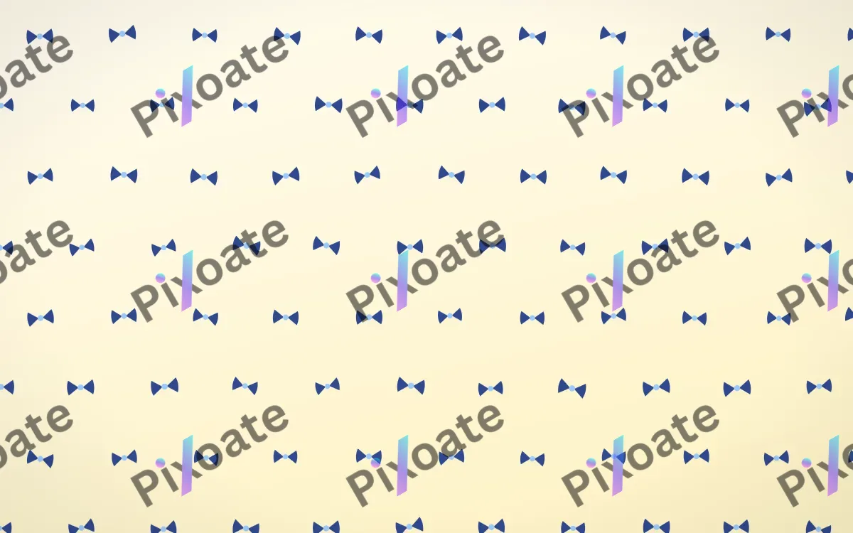 Navy Cream Bows — light blue and white cute background