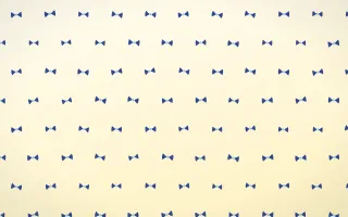 Navy Cream Bows — light blue and white cute background