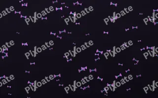 Neon Noir Bows — dark purple, teal and black cute background