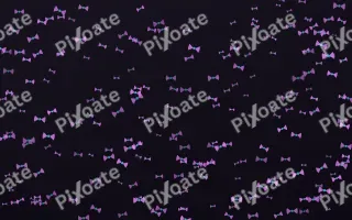 Neon Noir Bows Dense III — dark purple, teal and black cute background, variation III