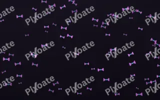 Neon Noir Bows III — dark purple, teal and black cute background, variation III