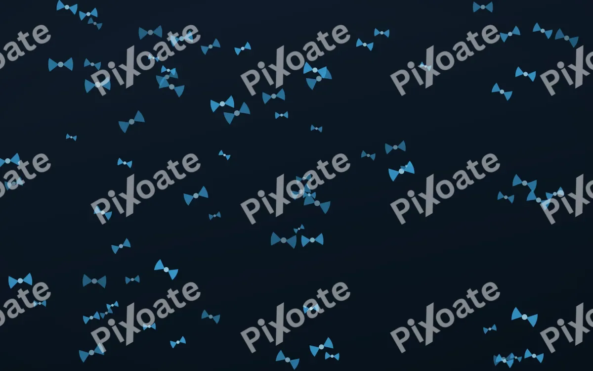 Ocean Ink Bows — dark blue cute background