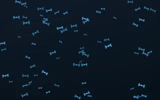 Ocean Ink Bows — dark blue cute background