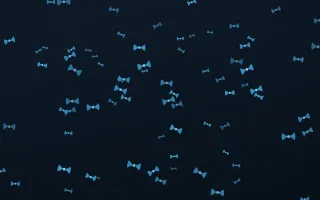 Ocean Ink Bows II — dark blue cute background, variation II