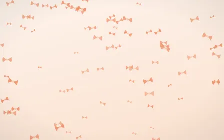 Peach Fuzz Bows — light orange and white cute background