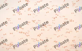 Peach Fuzz Bows Dense III — light orange and white cute background, variation III