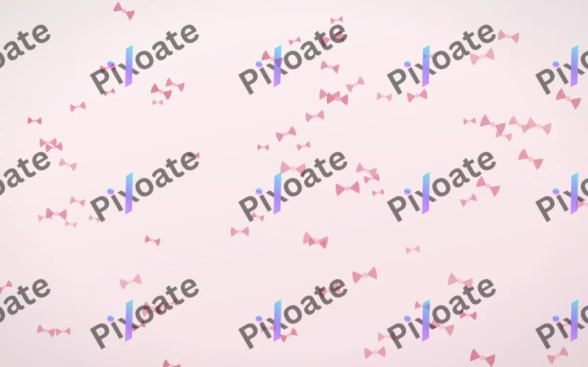 Rosewater Bows — light pink and white cute background