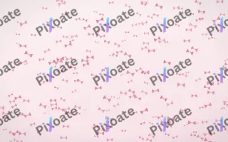 Rosewater Bows Dense III — light pink and white cute background, variation III