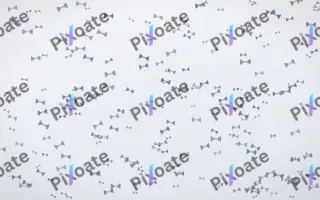 Slate Mist Bows Dense III — light blue and white cute background, variation III