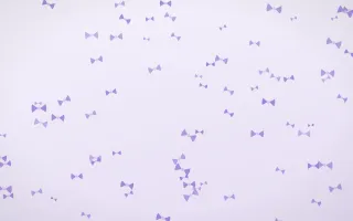 Wisteria Bows — light purple and white cute background