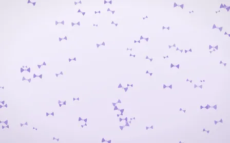 Wisteria Bows — light purple and white cute background