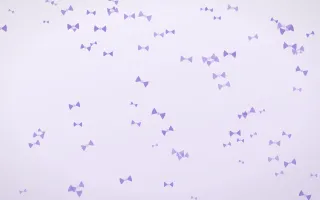 Wisteria Bows III — light purple and white cute background, variation III