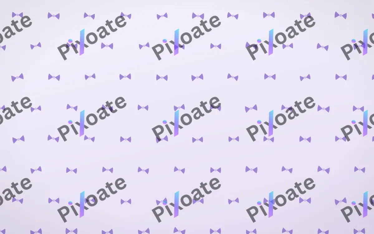 Wisteria Bows Tiled — light purple and white cute background