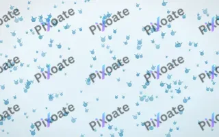 Arctic Frost Kittens Dense III — light blue and white cute background, variation III