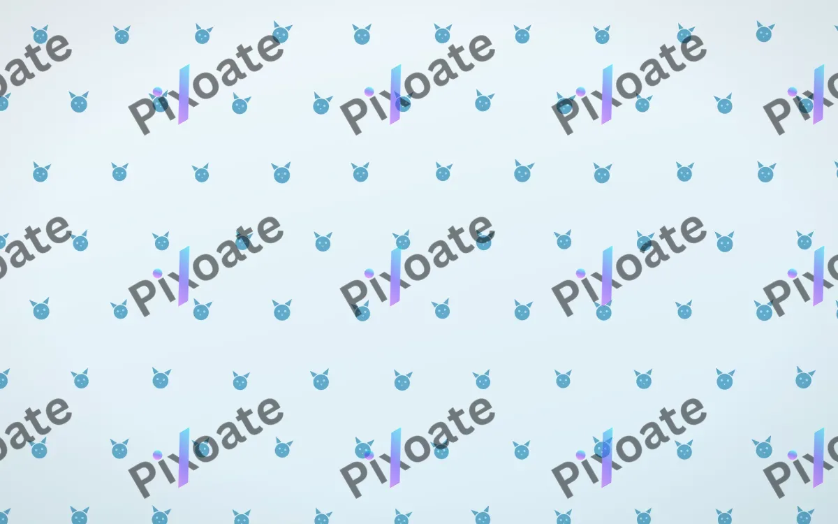 Arctic Frost Kittens Tiled — light blue and white cute background