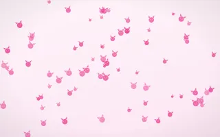 Blush Kittens — light pink and white cute background