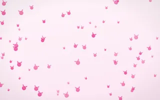 Blush Kittens II Blush Kittens II — light pink and white cute background, variation II