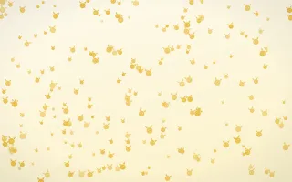 Buttercream Kittens Dense II — light gold, yellow and white cute background, variation II