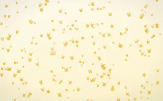 Buttercream Kittens Dense III — light gold, yellow and white cute background, variation III