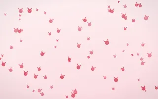 Cherry Soda Kittens — light red and white cute background