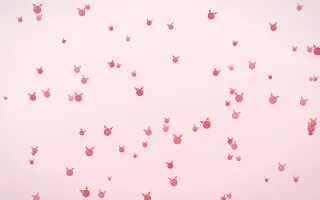 Cherry Soda Kittens III — light red and white cute background, variation III