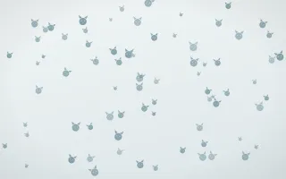 Coastal Fog Kittens — light blue and white cute background