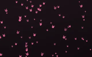 Flamingo Noir Kittens — dark pink and black cute background