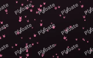 Flamingo Noir Kittens — dark pink and black cute background