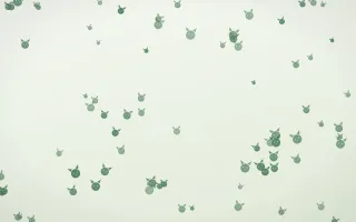 Forest Cream Kittens — light green and white cute background