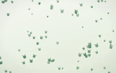 Forest Cream Kittens — light green and white cute background