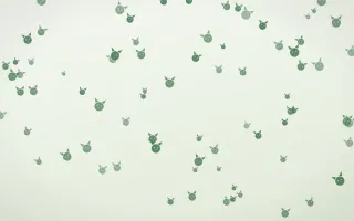 Forest Cream Kittens III — light green and white cute background, variation III