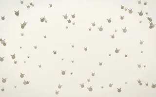 Fresh Linen Kittens II — light yellow and white cute background, variation II