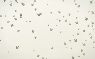 Fresh Linen Kittens III — light yellow and white cute background, variation III